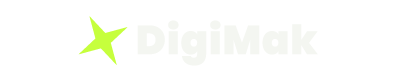 Logo horizontal DigiMak, étoile et wordmark